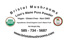 Load image into Gallery viewer, Lion&#39;s Mane Pure Powder 80g - Bristol Mushrooms