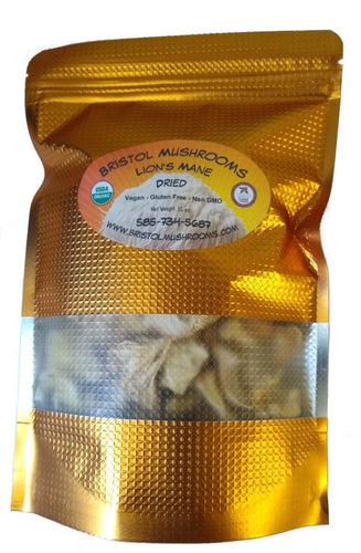 Dried Lion's Mane Mushrooms (Hericium erinaceus) Wholesale - Bristol Mushrooms