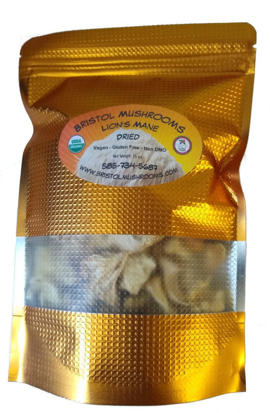 Dried Lion's Mane Mushrooms (Hericium erinaceus) – Bristol Mushrooms