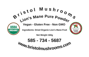 Lion's Mane Pure Powder 160g - Bristol Mushrooms