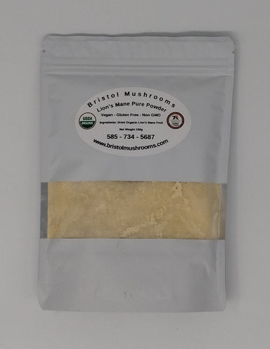 Lion's Mane Pure Powder 160g - Bristol Mushrooms